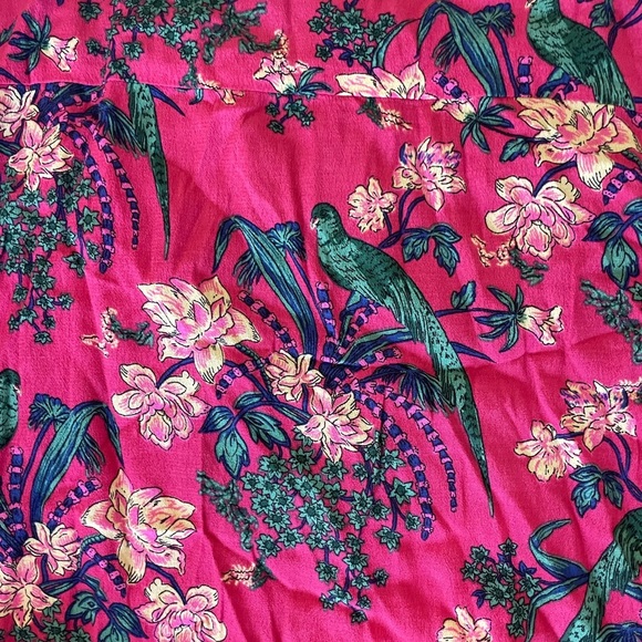 Maeve Pink Floral Dress with Navy Accents - Picture 7 of 8